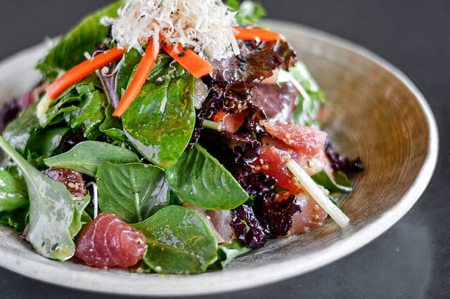 Sashimi Salad.
