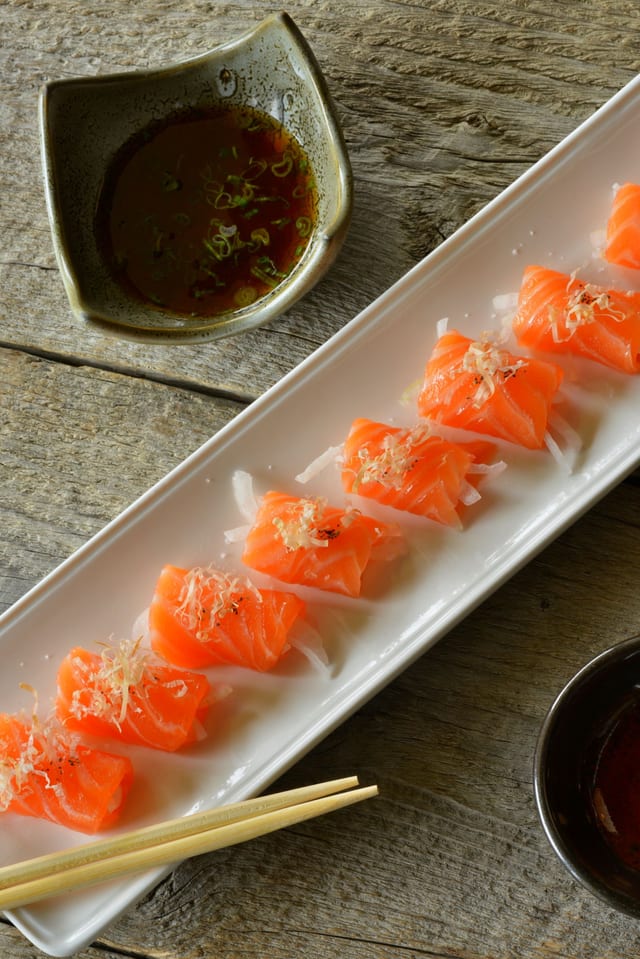 Ponzu Salmon.