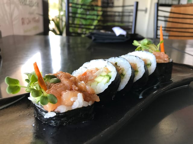 Spicy Hamachi Roll.
