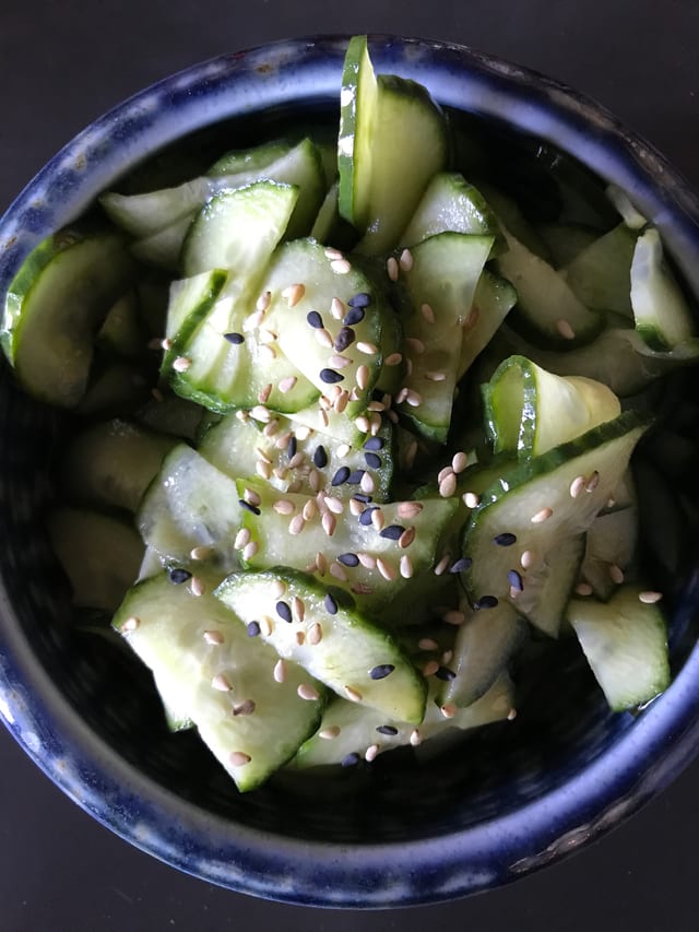 GF | Cucumber Salad.