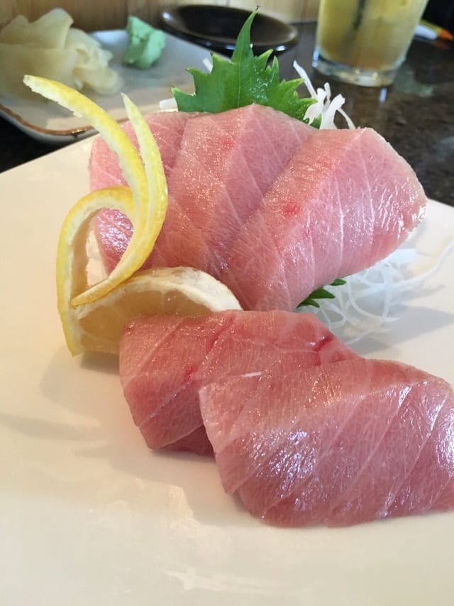 Toro/Tuna Belly Sashimi.